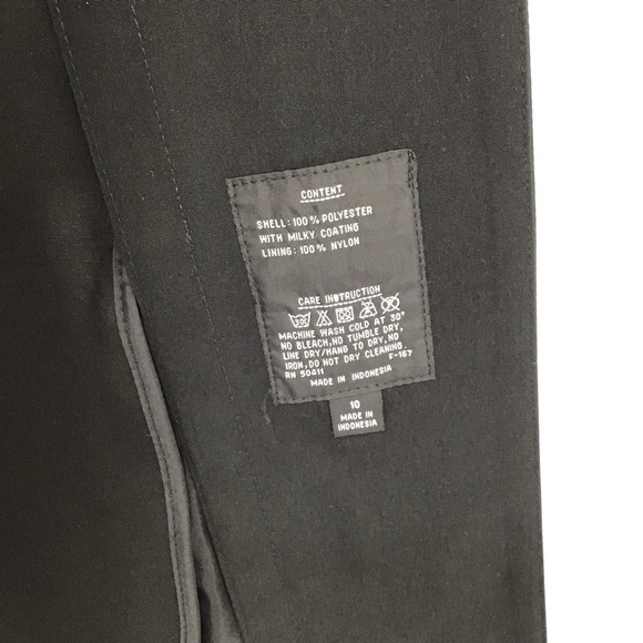 Fleet Street Rain Wear NWT Women’s All Weather Trench Coat W/Scarf Black Size 6 - Picture 9 of 11